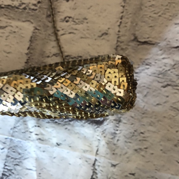 BCBGMAXAZRIA Beautiful sequined clutch handbag - Picture 3 of 12